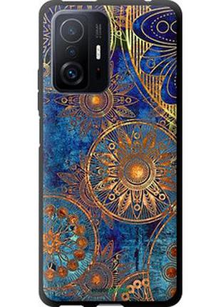 Чехол на xiaomi 11t pro золотой узор "678b-2552-2448"