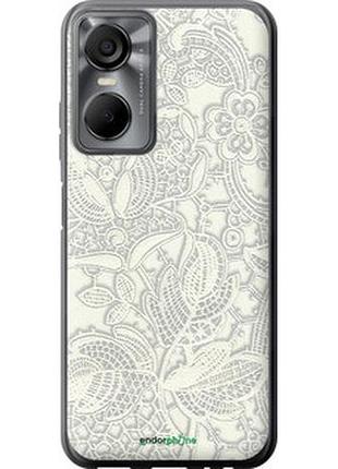 Чехол на tecno pop 6 pro be8 белое кружево "4383u-2929-2448"