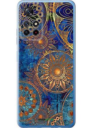 Чехол на xiaomi redmi note 11s 5g золотой узор "678u-2890-2448"