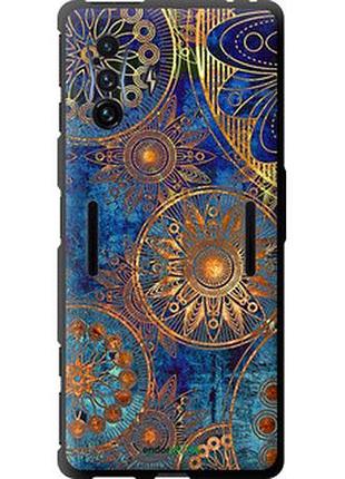 Чехол на xiaomi poco f4 gt золотой узор "678b-2958-2448"