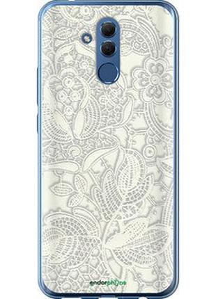 Чехол на huawei mate 20 lite белое кружево "4383u-1575-2448"