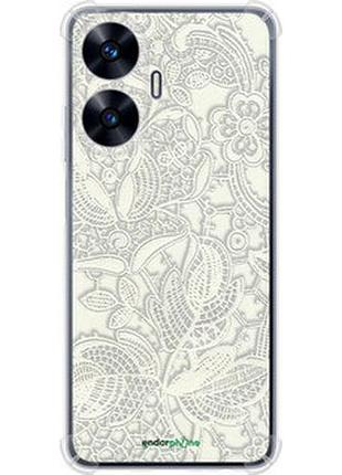 Чохол на realme c55 біле мереживо "4383sp-2992-2448"