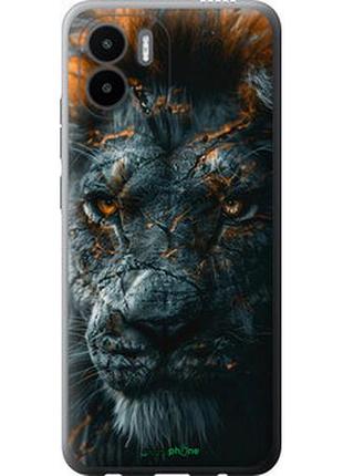 Чехол на xiaomi redmi a1 пламенный лев "6153u-2768-2448"