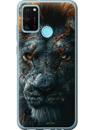 Чехол на huawei honor 9a пламенный лев "6153u-1900-2448"