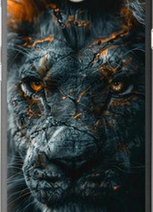 Чехол на huawei y5 ii пламенный лев "6153u-496-2448"