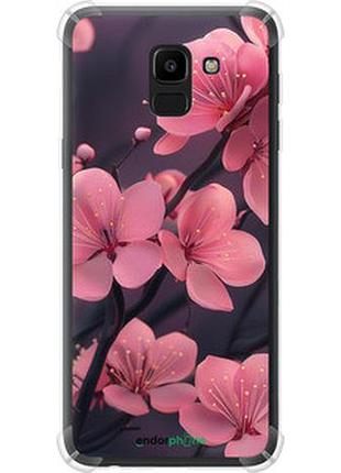 Чохол на samsung galaxy j6 2018 пурпурова сакура "6075sp-1486-2448"