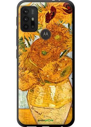 Чохол на motorola moto g10 вінсент ван гог. соняшники "162b-2319-2448"
