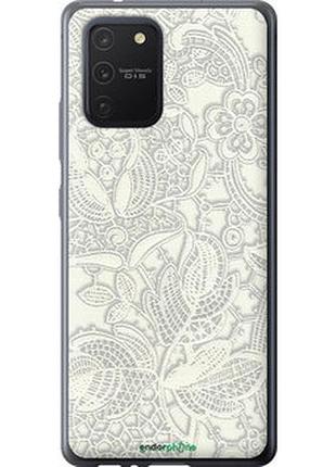 Чехол на samsung galaxy s10 lite 2020 белое кружево "4383t-1851-2448"