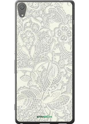Чехол на sony xperia xa ultra dual f3212 белое кружево "4383u-391-2448"