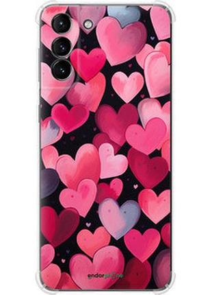 Чехол на samsung galaxy s21 plus сердечки 4 "5662sp-2115-2448"