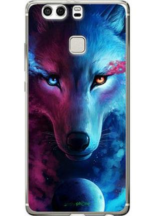 Чехол на huawei p9 plus арт-волк "3999u-300-2448"