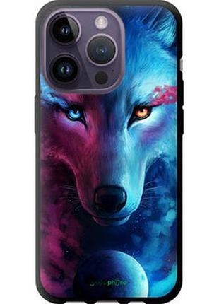 Чехол на iphone 14 pro арт-волк "3999b-2646-2448"