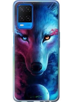 Чехол на oppo a54 арт-волк "3999u-2306-2448"