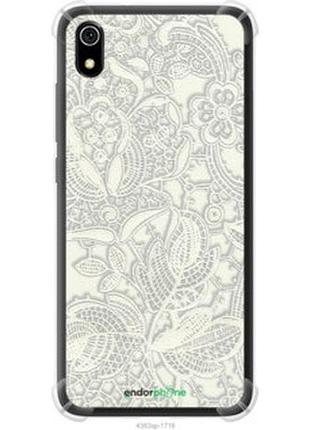 Чехол на xiaomi redmi 7a белое кружево "4383sp-1716-2448"