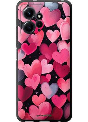 Чехол на xiaomi redmi note 12 4g сердечки 4 "5662b-3021-2448"