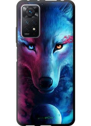 Чехол на xiaomi redmi note 11 pro арт-волк "3999b-2512-2448"