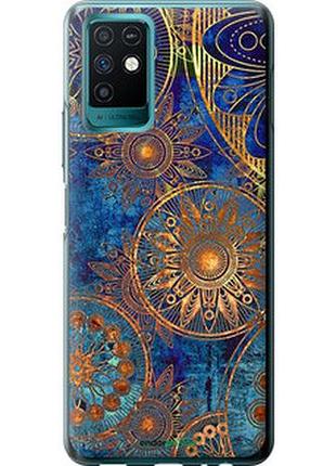 Чохол на infinix note 10 золотий візерунок "678u-2763-2448"