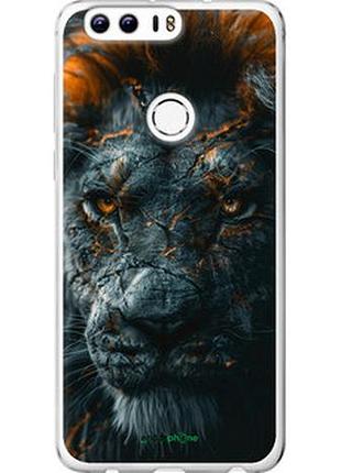 Чохол на huawei honor 8 плам'яний лев "6153u-351-2448"