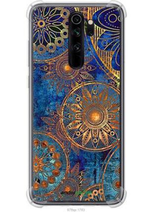 Чехол на xiaomi redmi note 8 pro золотой узор "678sp-1783-2448"