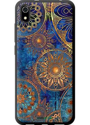 Чехол на xiaomi redmi 7a золотой узор "678b-1716-2448"