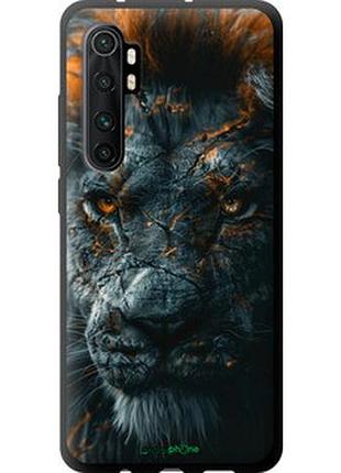 Чохол на xiaomi mi note 10 lite плам'яний лев "6153b-1937-2448"