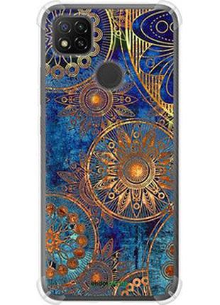 Чехол на xiaomi redmi 9c золотой узор "678sp-2035-2448"