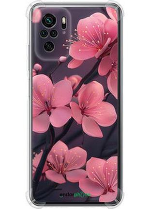 Чехол на xiaomi redmi note 10 пурпурная сакура "6075sp-2277-2448"