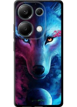 Чехол на xiaomi poco m6 pro арт-волк "3999b-3452-2448"