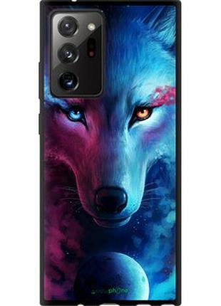 Чехол на samsung galaxy note 20 ultra арт-волк "3999b-2051-2448"