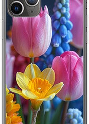 Чехол на iphone 11 pro весенние цветы "6058sp-1788-2448"
