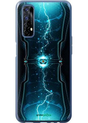 Чехол на realme 7 молнии в цилиндре "120u-2081-2448"