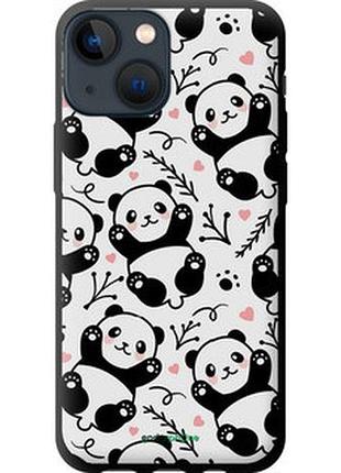 Чехол на iphone 13 mini панды "4318b-2373-2448"