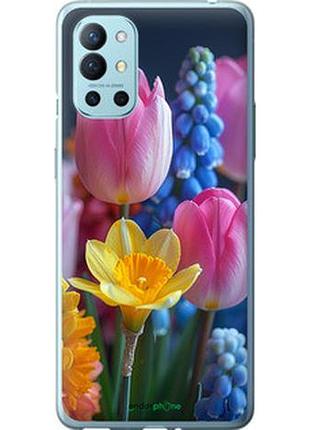 Чехол на oneplus 9r весенние цветы "6058u-2326-2448"