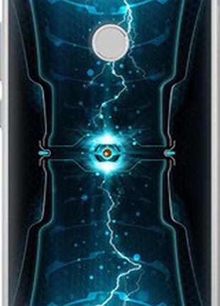 Чехол на xiaomi redmi note 5a prime молнии в цилиндре "120u-1063-2448"