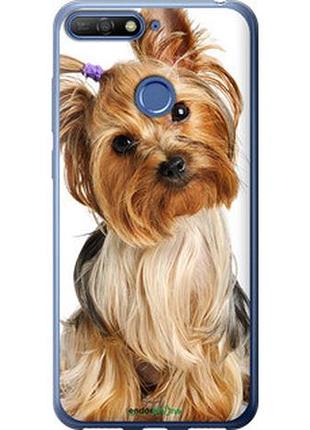 Чехол на huawei honor 7a pro йоркширский терьер с хвостиком "930u-1440-2448"