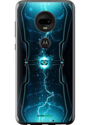 Чехол на motorola moto g7 молнии в цилиндре "120u-1614-2448"