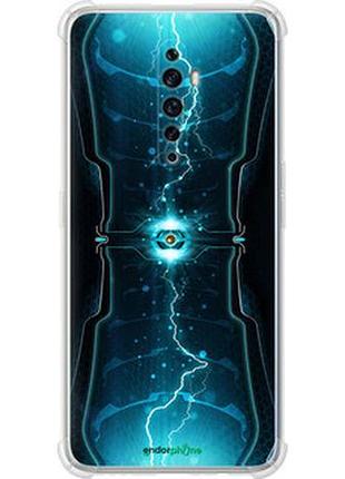 Чехол на oppo reno 2z молнии в цилиндре "120sp-1867-2448"