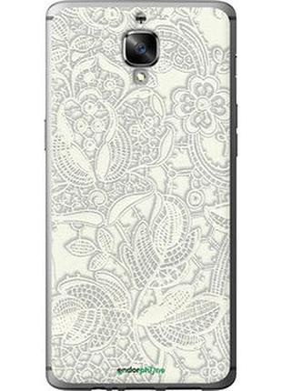 Чехол на oneplus 3t белое кружево "4383u-1617-2448"