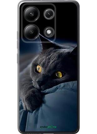 Чохол на xiaomi redmi note 13 4g димчастий кіт "825u-3654-2448"