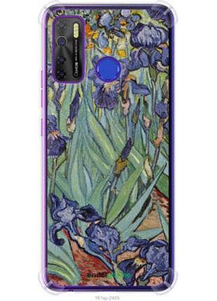 Чехол на tecno spark 5 pro kd7 винсент ван гог. ирисы "161sp-2445-2448"