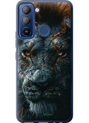 Чехол на tecno pop 5 lte bd4 пламенный лев "6153u-2639-2448"