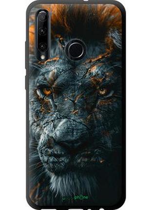 Чехол на huawei honor 10i пламенный лев "6153b-1673-2448"