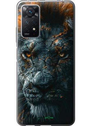 Чехол на xiaomi redmi note 11 pro пламенный лев "6153u-2512-2448"