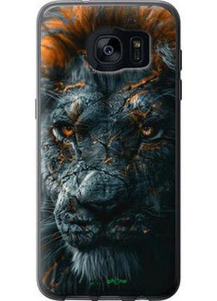 Чохол на samsung galaxy s7 edge g935f пламний лев "6153t-257-2448"