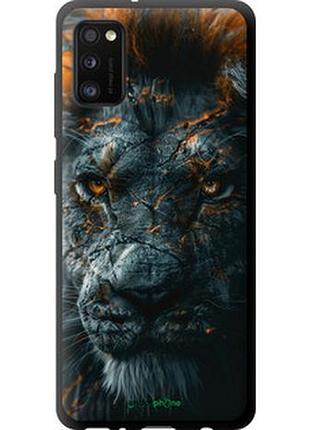 Чехол на samsung galaxy a41 a415f пламенный лев "6153b-1886-2448"