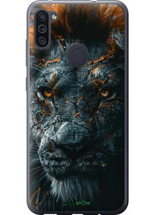 Чехол на samsung galaxy m11 m115f пламенный лев "6153t-1905-2448"
