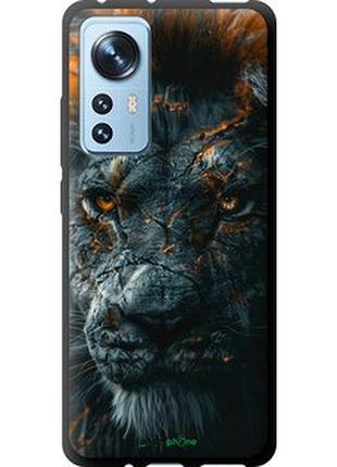 Чехол на xiaomi 12 пламенный лев "6153b-2555-2448"