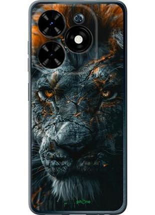 Чехол на tecno spark go 2024 пламенный лев "6153u-3432-2448"