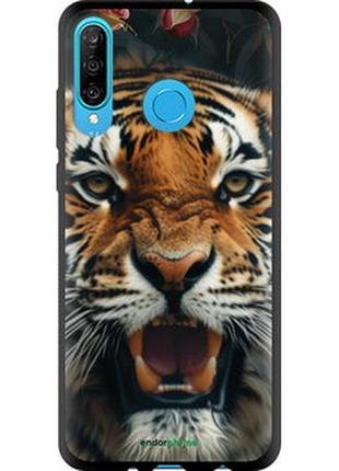 Чохол на huawei p30 lite тигрова велич "6080b-1651-2448"