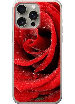 Чехол на iphone 15 pro max красная роза "529u-3098-2448"